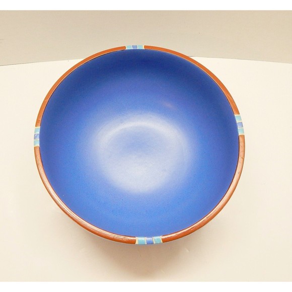 Dansk Mesa Sky Blue Mixing Pasta Serving Bowl Portugal Stoneware 10 Inch - Picture 5 of 11